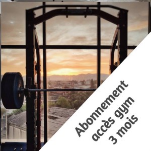 Abonnement accès gym - 3 mois