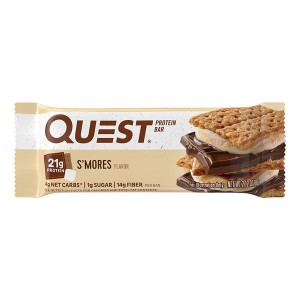 Barre protéinée Quest S'mores - biscut/guimauve/chocolat